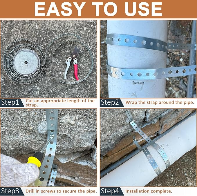 Galvanized Punched Strapping Roll – Metal Strap Tie for Wood Frame Bracing, Building Connectors & Construction Hardware 0
