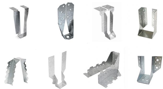 Joist Hanger, 18 Gauge Galvanizing Face Mount Joist Hangers, Wood Hurricane Ties, Rafters Tie 2
