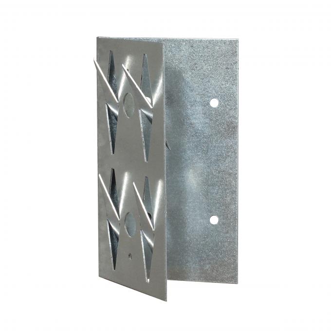 Clips de esquina acústicos, soportes de montaje de metal plateado para paneles acústicos, hardware de instalación de insonorización de paredes 2