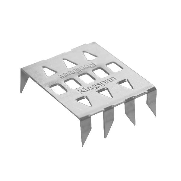 Clips de esquina acústicos, soportes de montaje de metal plateado para paneles acústicos, hardware de instalación de insonorización de paredes 4