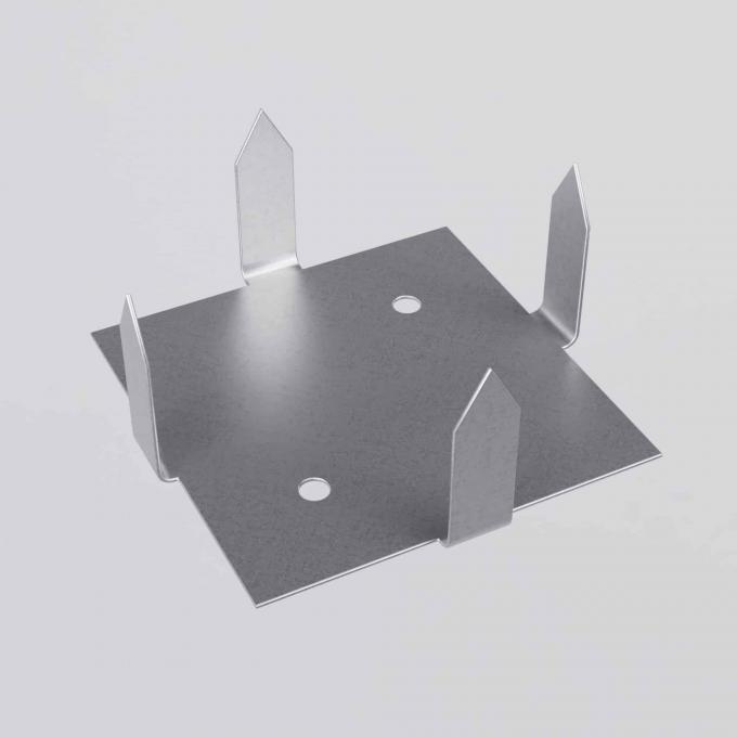 Clips de esquina acústicos, soportes de montaje de metal plateado para paneles acústicos, hardware de instalación de insonorización de paredes 5