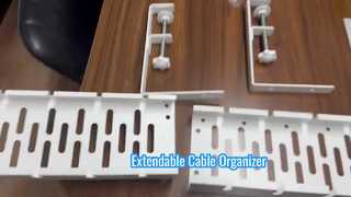 Organizador de cables extensible sin taladro