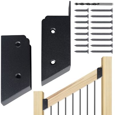 calidad  Deck Railing Bracket and Deck Baluster Attachments with Up To 200 Lbs Weight Capacity fábrica