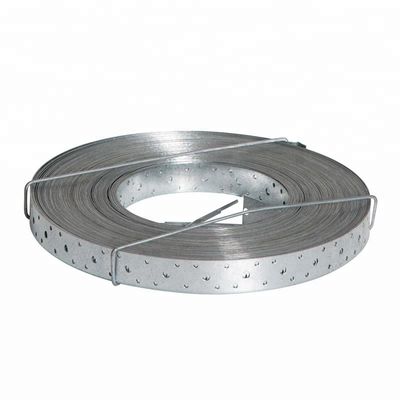 calidad  Galvanized Punched Strapping Roll – Metal Strap Tie for Wood Frame Bracing, Building Connectors & Construction Hardware fábrica