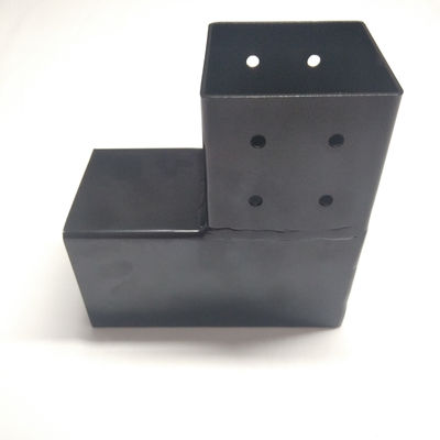 Proyecto al aire libre DIY Elevado 3 vías Escuadras de esquina derecha Kits de soportes para pérgola