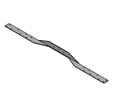 Las ataduras de ciclón se utilizan para sujetar las vigas, las vigas y las vigas a las placas superiores y la madera.