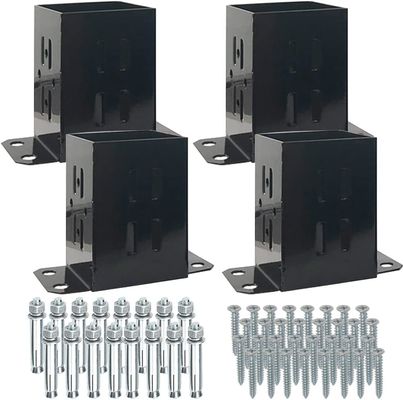 Post Fence Post Dubing Post Base para la moldura de soporte de la barandilla del porche de la plataforma para enrejados y puertas