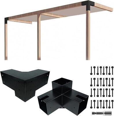 Kit de soporte de pergola de postes de madera 4x4
