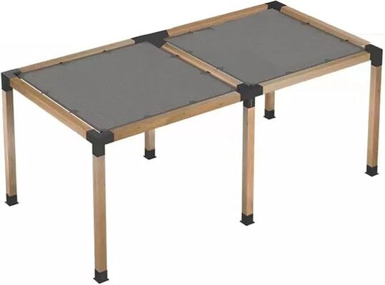 Kit de base y escuadra para poste de pérgola 4x4 para construcción de pérgolas exteriores