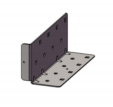 Colgador de viga dividido, SPH140 SPH180 SPH220 Soporte de viga de montaje en pared de acero al carbono para huracanes de madera