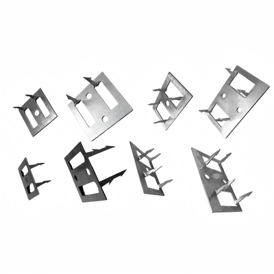 Clip de punción OEM galvanizado para estampado, soporte de diseño personalizado para proveedores